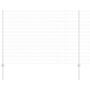 Gartenzaunrollen-Set Set aus 2 Verzinkter Stahl 10 x 1,5 m Robust
