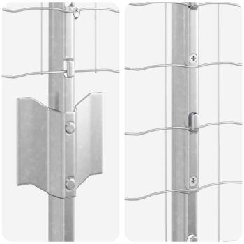 Euro Zaun Set Set aus 2 Verzinkter Stahl 10 x 1,6 Meter Langlebig