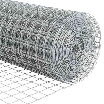Euro-Zaun Set Set von 2 Verzinkter Stahl 25 x 0,6 m Langlebig