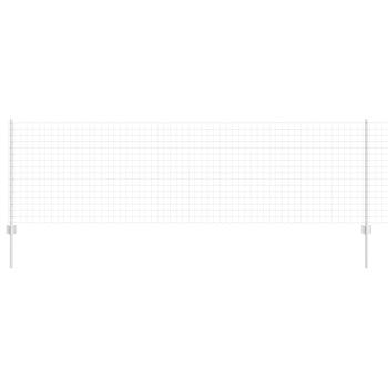Euro Zaun Set Set aus 2 Feuerverzinkter Stahl 25 x 0,8 Meter