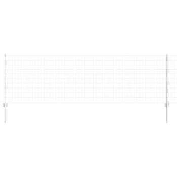 Gartenzaun Set Set aus 2 Verzinkt Verzinkter Stahl 25 x 0,8 m