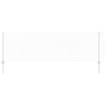 Gartenzaun Set Set aus 2 Verzinkt Verzinkter Stahl 25 x 0,8 m