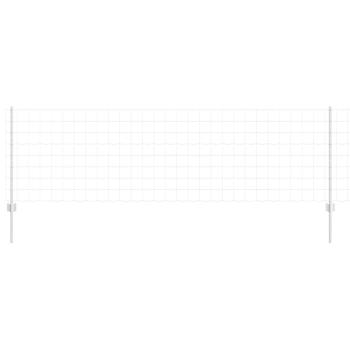 Euro-Zaun-Set Set mit 2 Verzinkt Verzinkter Stahl 25 x 0.8 m
