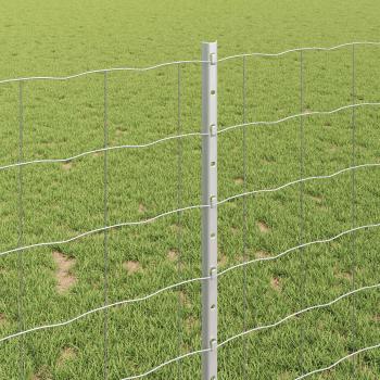 Gartenzaun Set 2er Set Verzinkter Stahl 25 x 1 m Langlebig