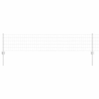 Gartenzaun Set Set mit 3 Galvanisierter Stahl Mittel Erweiterbar