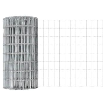 Gartenzaun Set Set mit 3 Galvanisierter Stahl Mittel Erweiterbar