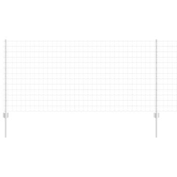 Zaun Set Set aus 2 Verzinkter Stahl 25 x 1 m Robust Zaun Set