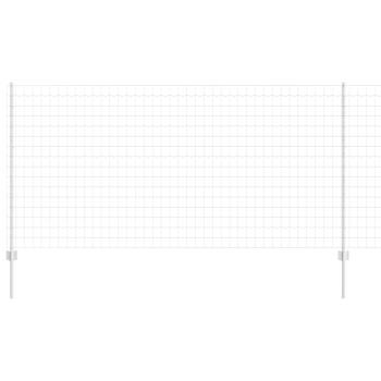 Gartenzaun Set Set aus 2 Verzinktes Grau Verzinkter Stahl