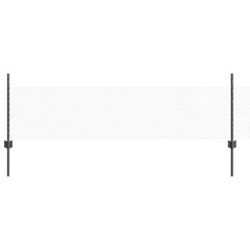 Gartenzaun-Set Set aus 2 Grau Stahlnetz 25 x 0,5 m Zaun Tragbar