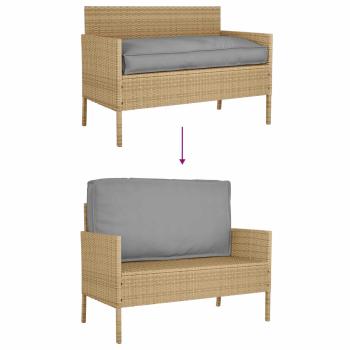 Palettenkissen für Sitz-/Rückenstütze Grau 120x60x12 cm Oxford Stoff