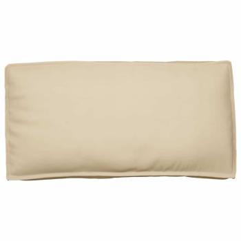 Palettenkissen für Sitz/Rückenlehne Beige 120x60x12 cm Oxford-Stoff