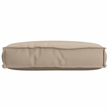 ARDEBO.de - Pallet Kissen für Sitz Taupe 60x40x8 cm Oxford-Gewebe