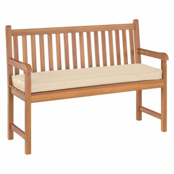 Außenkissen Beige Polyester 40 x 140 cm Abnehmbare Bezüge