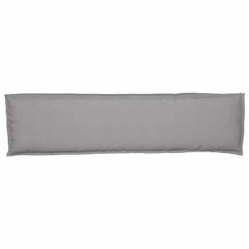 Outdoorkissen Grau Polyester 150 cm x 40 cm x 7 cm Kissen