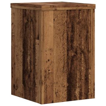 Pflanzenständer 2 Stk. Altholz-Optik 20x20x30 cm Holzwerkstoff