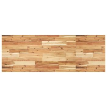 Tischplatte Rechteckig 120x50x2 cm Massivholz Akazie