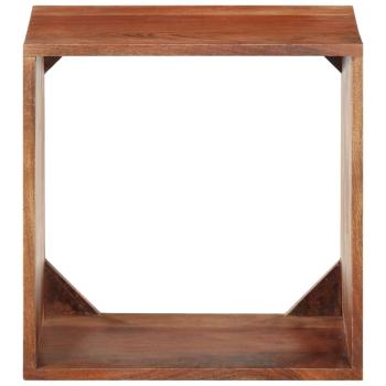 Wandregal 40x30x40 cm Massivholz Akazie