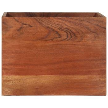 Wandregal 40x30x40 cm Massivholz Akazie