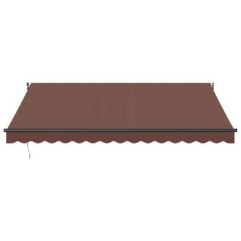 ARDEBO.de - Markise Manuell Braun 400x300 cm