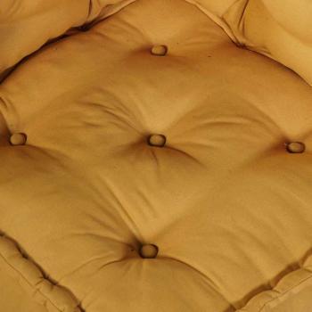 Modular Pouffes 3er Set Gelbes Stoff