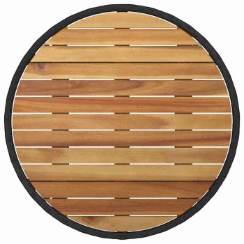 3-teiliges Gartentischset Schwarz Poly-Rattan