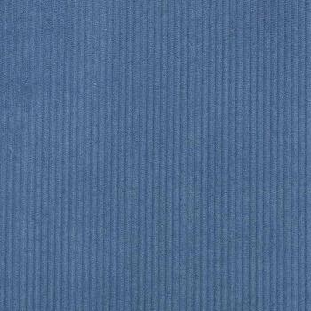 Boxspringbett mit Matratze Blau 200x200 cm Cordstoff