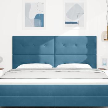 Kopfteil Dunkelblau 180 cm Samt