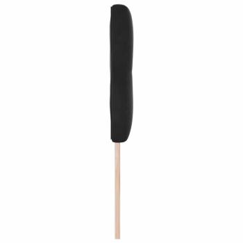 LED Kopfteil Knopfgepolstert Schwarz 72 cm Samt