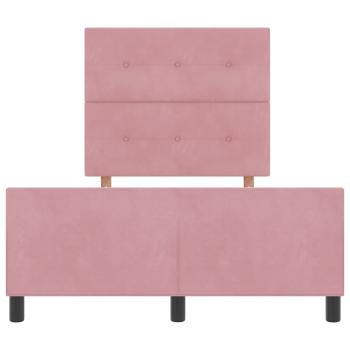 Rosa Samt Bettgestell 120x200 cm