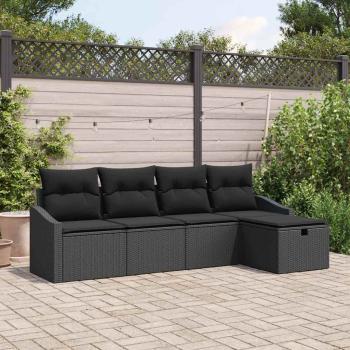 ARDEBO.de - Sofa Set 6 stk. Poly-Rattan