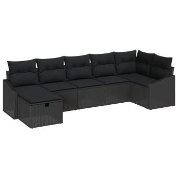 Sofa Set 7 Stk. Poly-Rattan