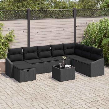 ARDEBO.de - Sofa Set 8 Stk. Poly-Rattan