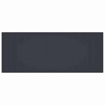 9-teiliges Garten Essset mit Kissen Anthrazit Poly Rattan