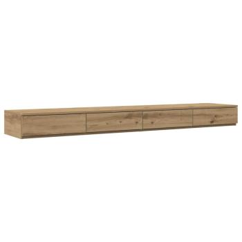 Nachttisch mit Schubladen Artisan Eiche 200x36,5x16,5 cm Holzwerkstoff