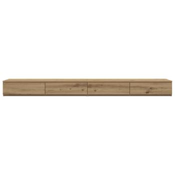 Nachttisch mit Schubladen Artisan Eiche 200x36,5x16,5 cm Holzwerkstoff