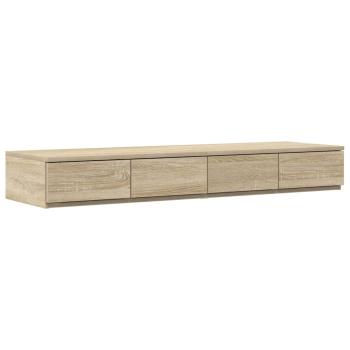 Bett Schubladen Sonoma Eiche 120x36.5x16.5 cm Holzwerkstoff