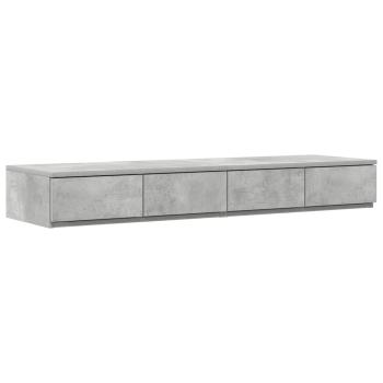 Bett Schubladen Beton Grau 120x36,5x16,5 cm