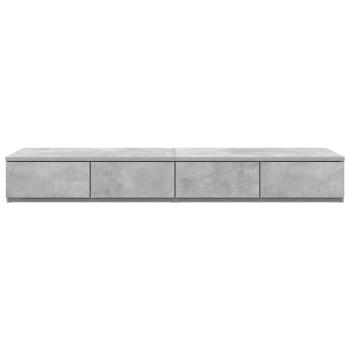 Bett Schubladen Beton Grau 120x36,5x16,5 cm