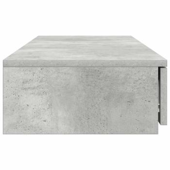 Bett Schubladen Beton Grau 120x36,5x16,5 cm