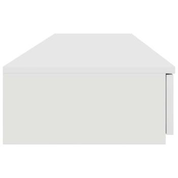 Nachttisch Weiß 160x36,5x16,5 cm aus MDF