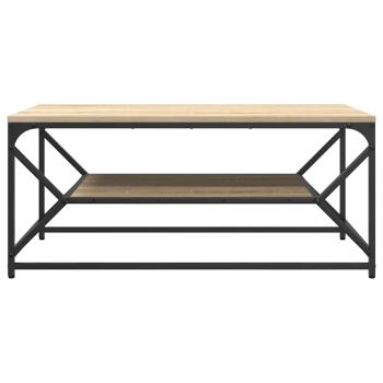 Couchtisch mit Regal Sonoma Eiche 90x50x40 cm Holzwerkstoff