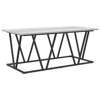 Grau Sonoma Couchtisch 100x50x40 cm Aus Holzwerkstoff und Metall