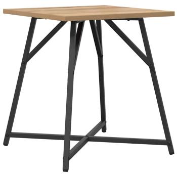 Beistelltisch 2er Set aus Massivholz Eiche mit Holzwerkstoff und Metall