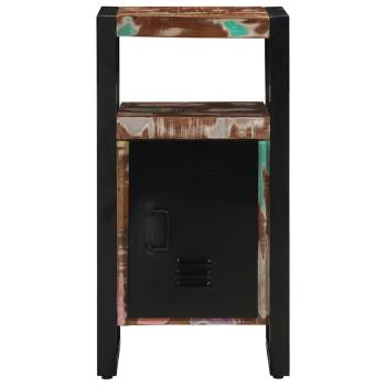 Badschrank Mehrfarbig 40x35x75 cm Massivholz Recycelt