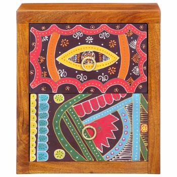 Nachttisch 35x30x40 cm Massivholz Akazie