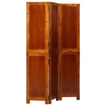 Raumteiler 3 Paneele Honigbraun 35x1,5x160 cm Massivholz Akazie