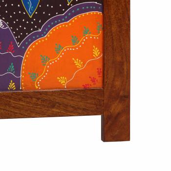 Raumteiler 3 Paneele Honigbraun 35x1,5x160 cm Massivholz Akazie