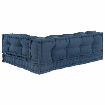 Pallet Sofa Kissen mit Arm- und Rückenstütze - Blaues Stoff