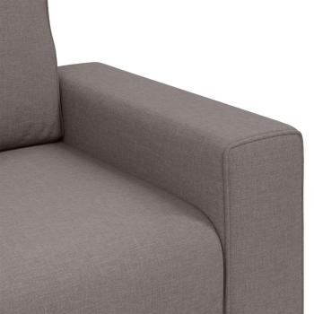 Sofa Stuhl in Taupe - 59 cm Stoff