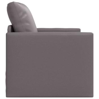 Boden Sofa Bett 2-in-1 Grau 74x77x81 cm Kunstleder